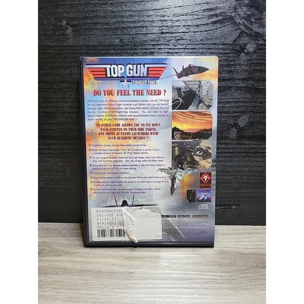 Top Gun - Sony PlayStation 2